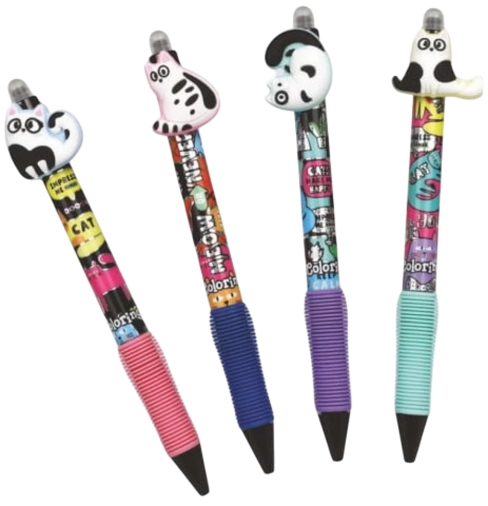 Gumka do pisania - Kittens, 0.5mm (niebieska)