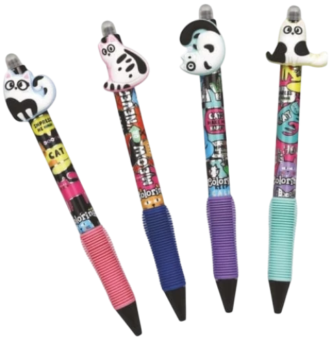 Gumka do pisania - Kittens, 0.5mm (niebieska)