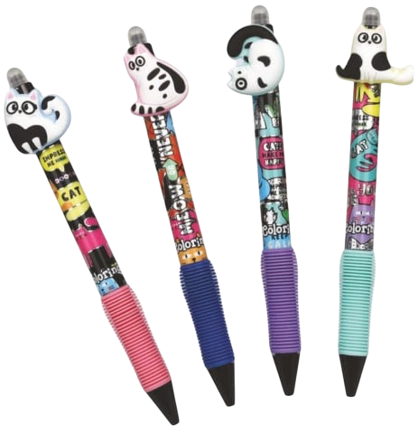 Ручка-ластик - Kittens, 0.5мм (синяя)