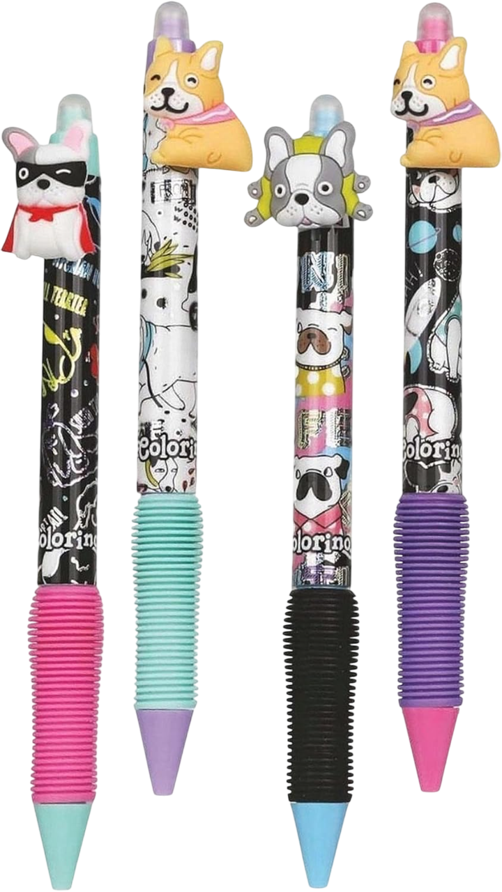 Ручка-ластик - Dog Clothes, 0.5 мм (синяя)