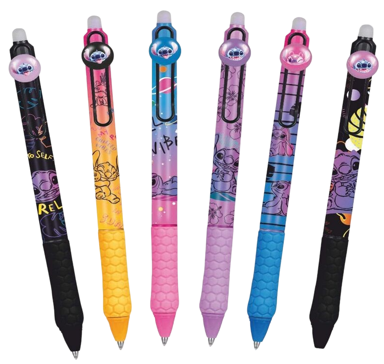 Ручка-ластик - Stitch, 0.5мм (синяя)