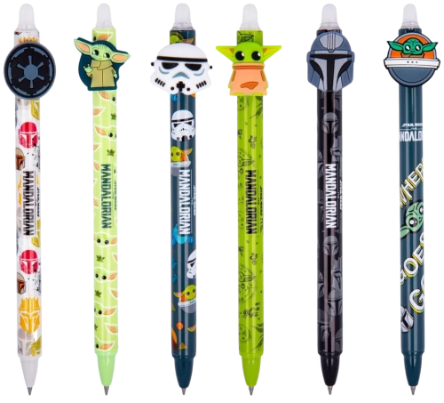 Długopis-gumka - Star Wars: Mandalorian, 0.5mm (niebieski)