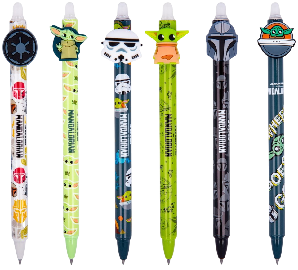 Ручка-ластик - Star Wars: Mandalorian, 0.5мм (синяя)