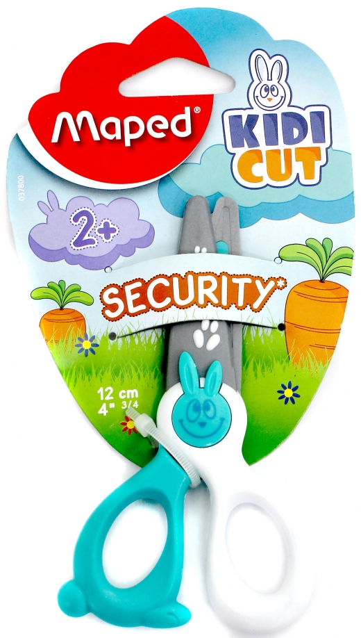 MAPED KidiKut 12 cm žirklės blisteryje, asortimente