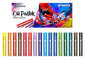 Kredki olejne pastelowe 16 szt. PENMATE