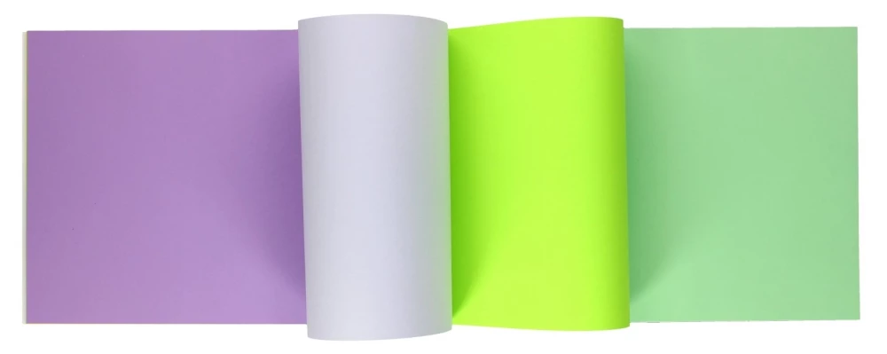 Papier kolorowy jednostronny Kreska A4, 30 arkuszy