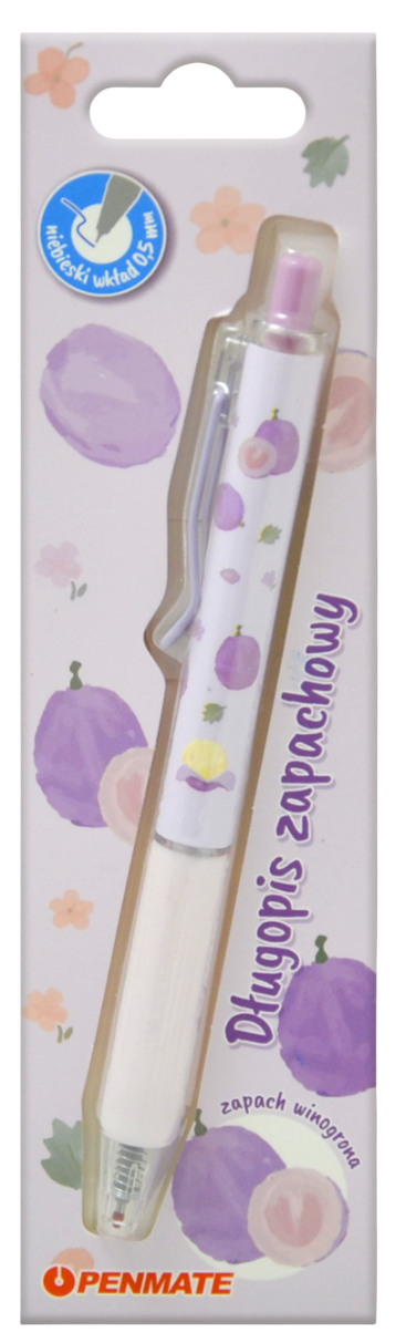 Ручка Penmate с ароматом винограда, 0.5мм (синяя)