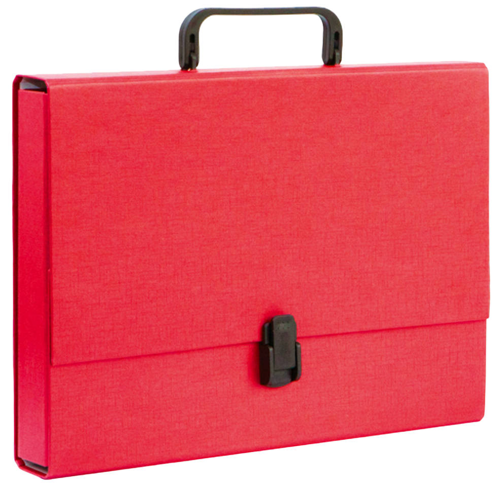 A4 mapīte ar rokturi (sarkana)