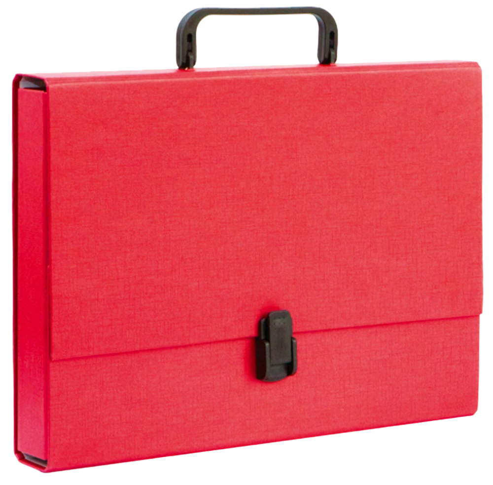 A4 Portfolio Folder with Handle (Red)
