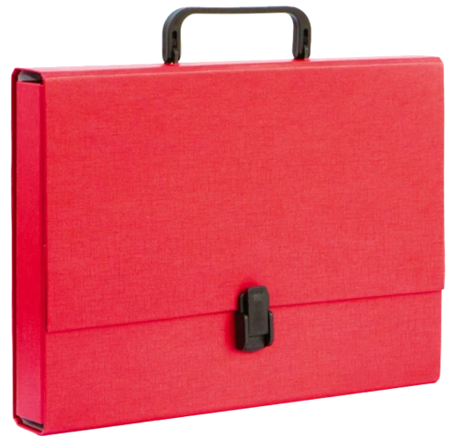 A4 Portfolio Folder with Handle (Red)