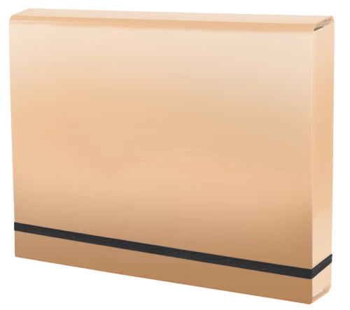 A4 Lux Folder with Rubber Band (Beige)