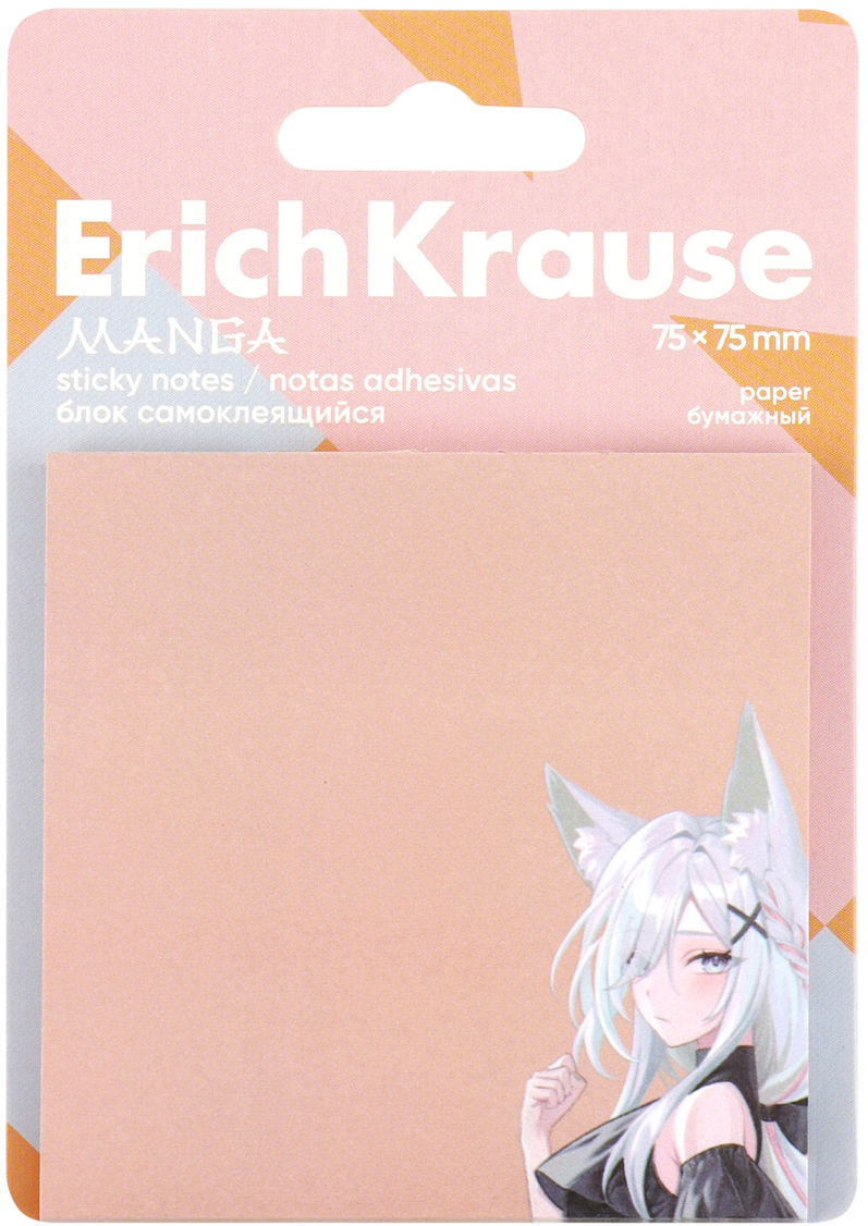 Self-adhesive paper pad: Manga (50 sheets)