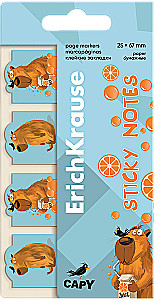 Клейкие закладки - Happy Capy (25x67мм)