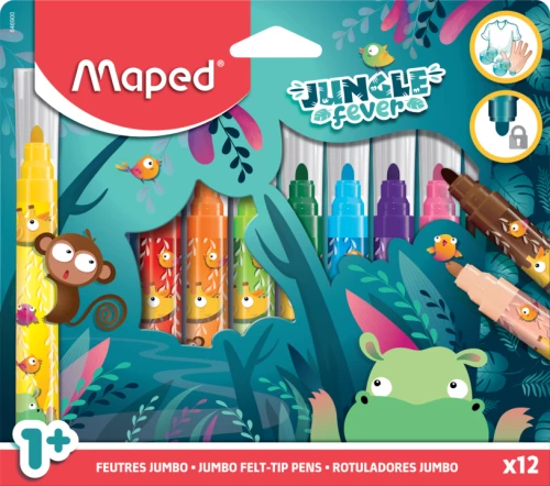 Markers - Jungle Fever Jumbo (12 colors)