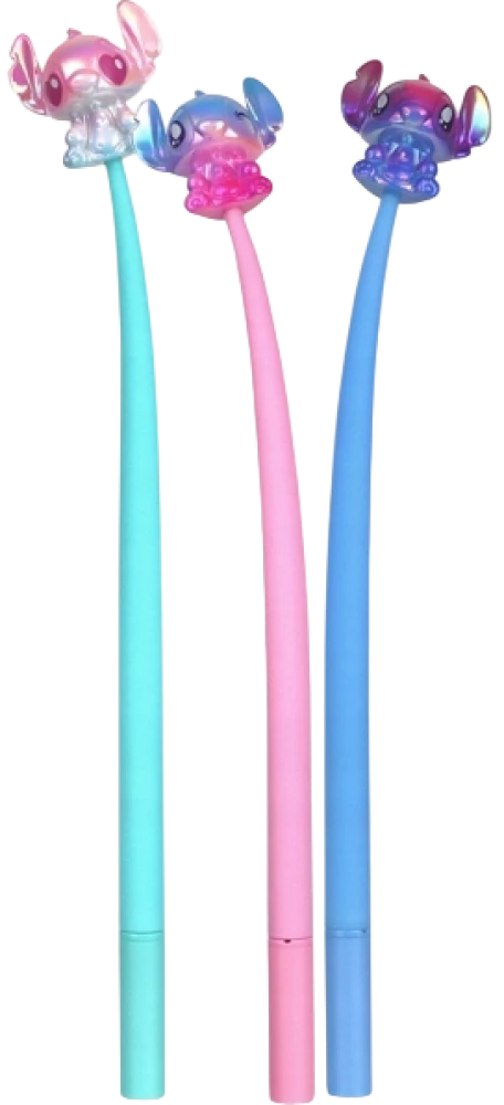 Długopis żelowy silikonowy - Stitch Silicon, 0.5mm (niebieski)