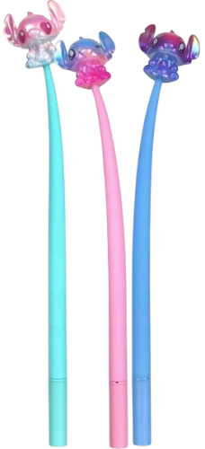 Długopis żelowy silikonowy - Stitch Silicon, 0.5mm (niebieski)