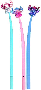 Długopis żelowy silikonowy - Stitch Silicon, 0.5mm (niebieski)