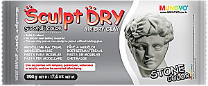 Масса для моделирования 500г., Mungyo Sculpt Dry (серая)