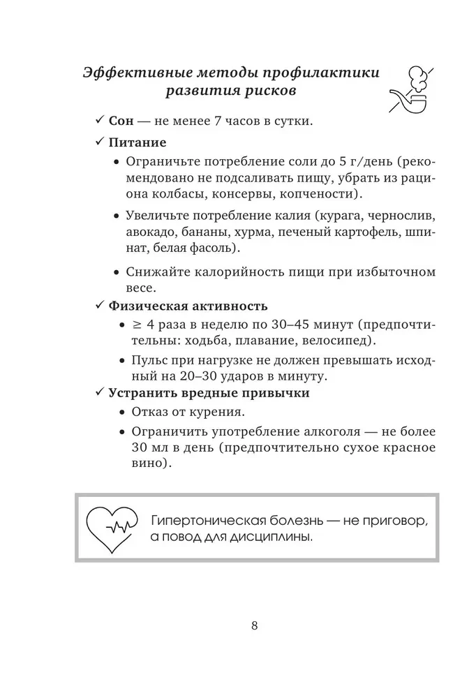 Дневник самоконтроля давления