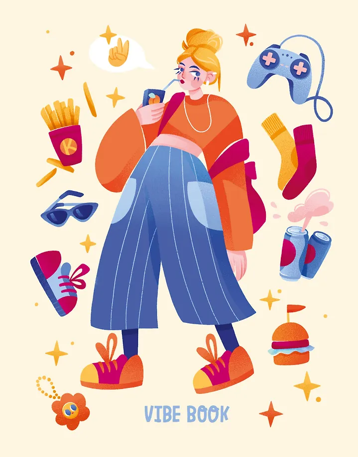 VIBE BOOK. Bloknotu pusaudžiem
