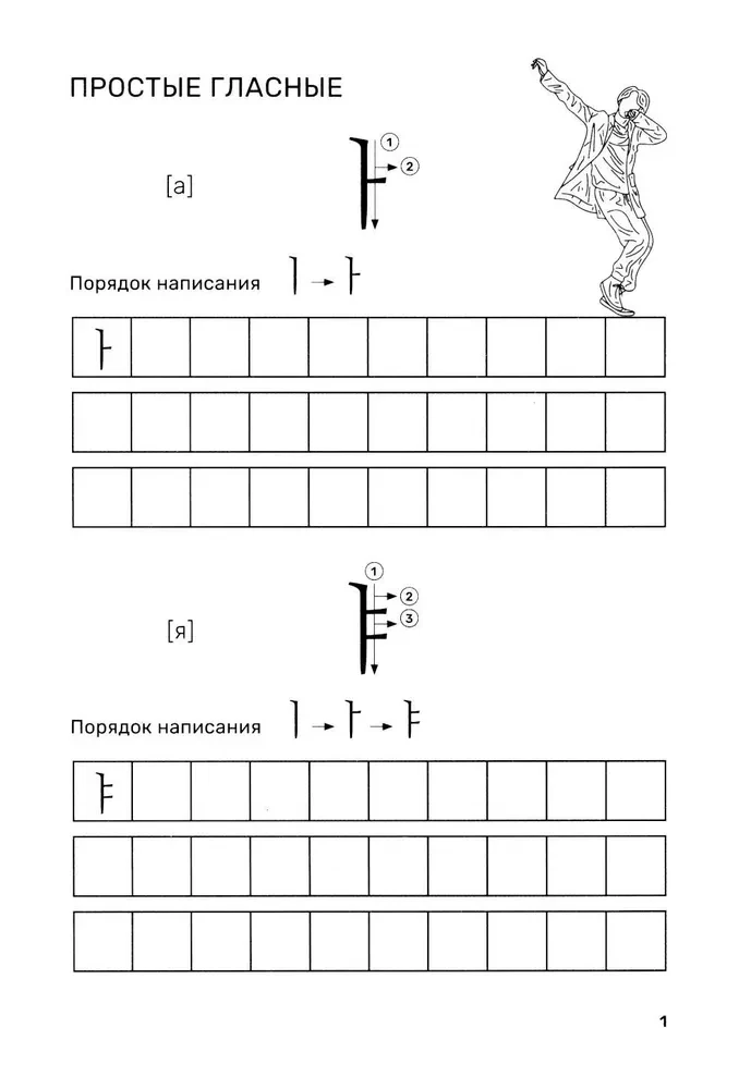 Корейский алфавит. Прописи для начинающих
