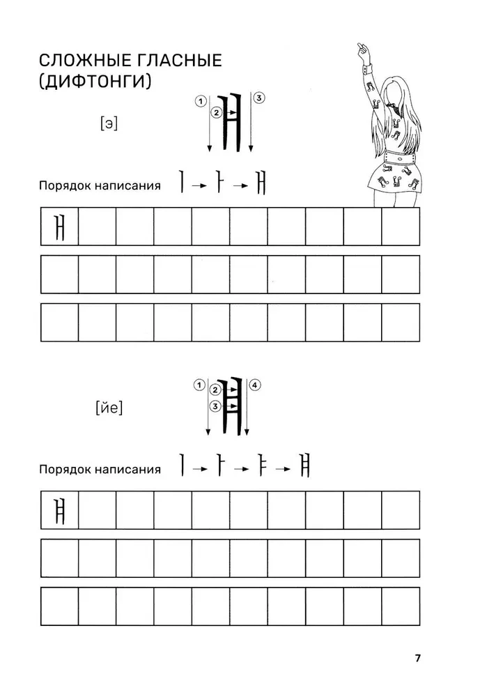 Корейский алфавит. Прописи для начинающих