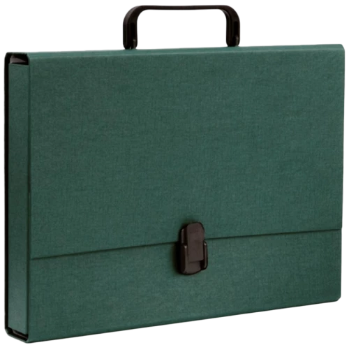 Folder-portfolio A4 with handle (green)