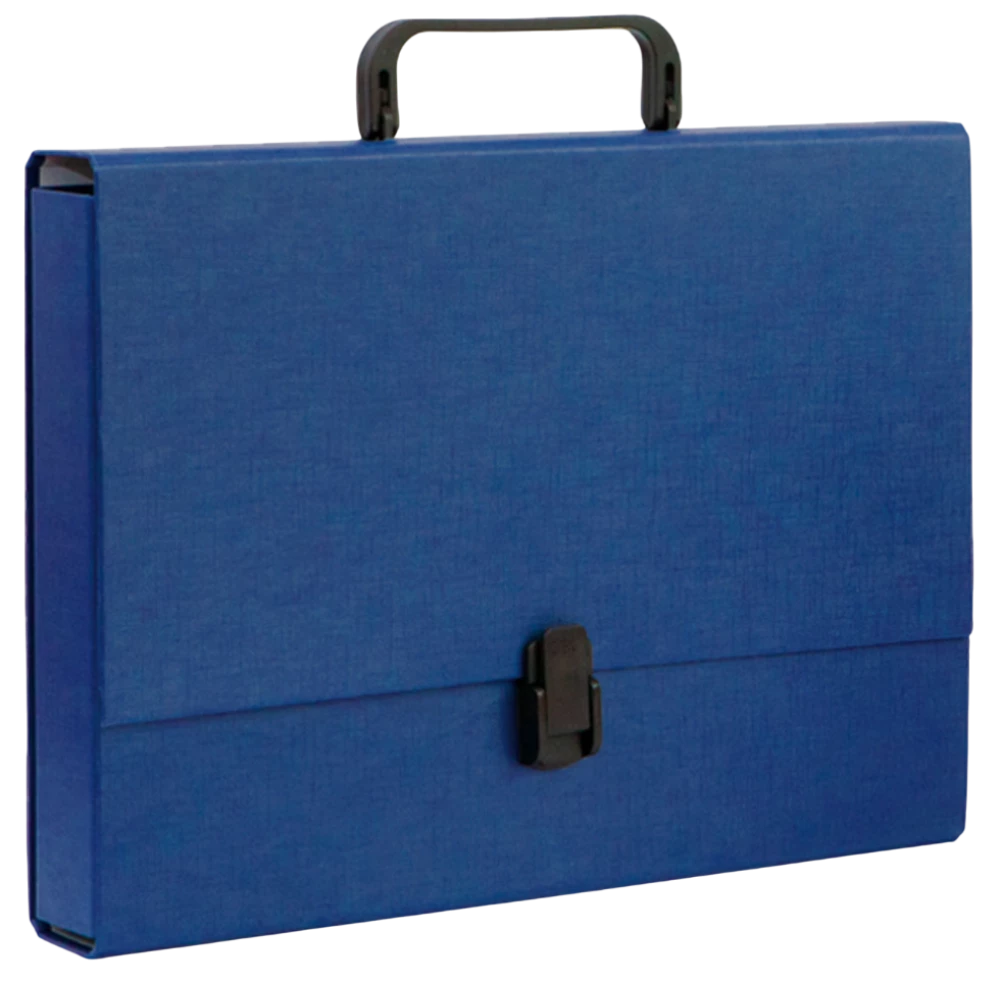 A4 Portfolio Folder with Handle (Dark Blue)