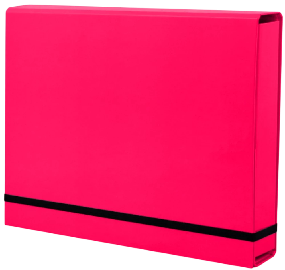 A4 Lux Folder with Elastic (Pink)