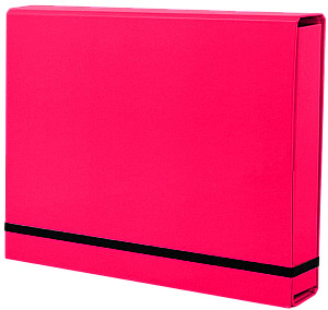 A4 Lux Folder with Elastic (Pink)