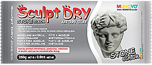 Modeling mass 250g., Mungyo Sculpt Dry (gray)