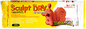 Modeling Clay 250g, Mungyo Sculpt Dry (terracotta)