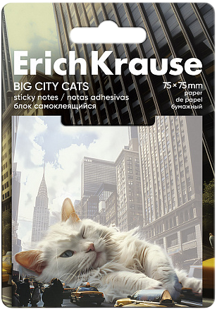 Sticky Edge Paper - Big City Cats (assorted)