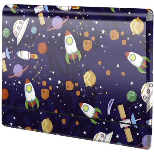 A4 Folder with Rubber Band - Cosmos 2