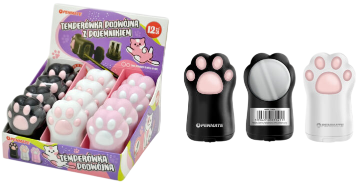 Sharpener with Container - Cat's Paw