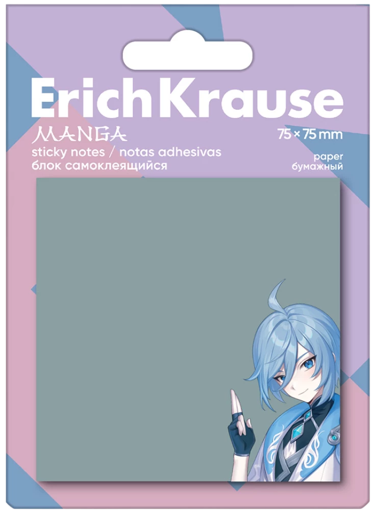 Selbstklebender Papierblock: Manga (50 Blatt)