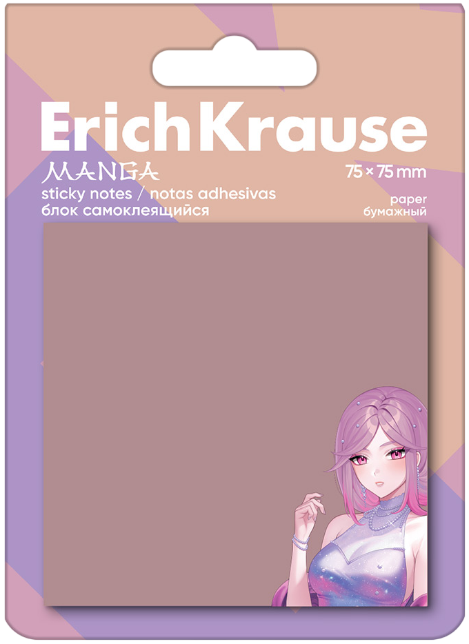 Self-adhesive paper pad: Manga (50 sheets)