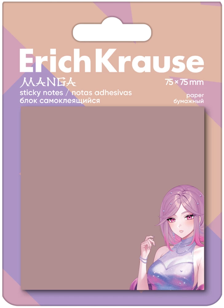 Selbstklebendes Papierblock: Manga (50 Blätter)