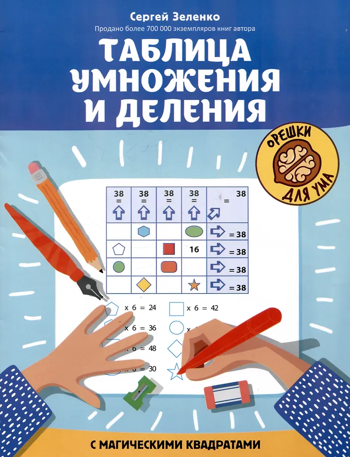 Tablica mnożenia i dzielenia z magicznymi kwadratami