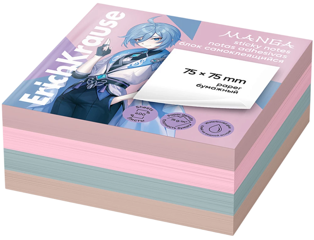 Selbstklebender Papierblock: Manga (400 Blätter)