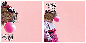 Self-adhesive paper pad: CapyBarbara (50 sheets)