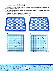 Geometric Dictations. Drawings by Coordinates