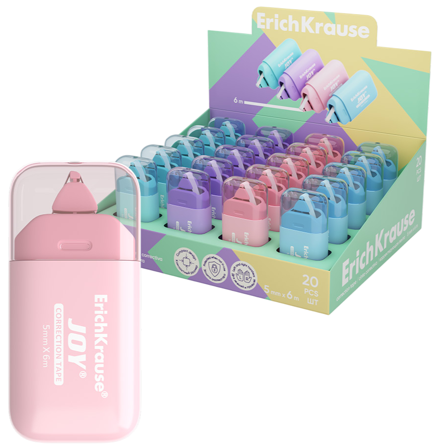 Taśma korekcyjna - JOY Pastel (5mm x 6m)