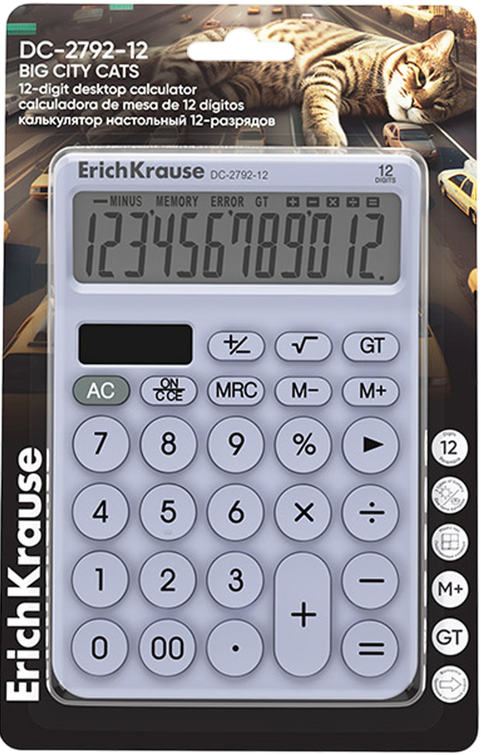 12 skaitmenų kalkuliatorius - Big City Cats