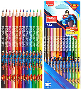Buntstifte - Superman (12 Farben)