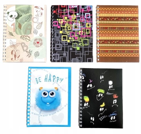 A6 Notepad 64 pages, assorted