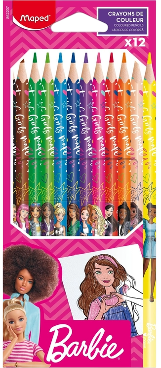 Colored Pencils - Barbie (12 colors)