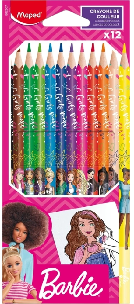 Buntstifte - Barbie (12 Farben)