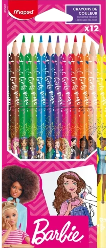 Buntstifte - Barbie (12 Farben)