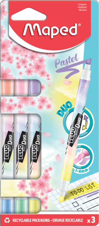 Pastel Duo marķieri (3 gab.)